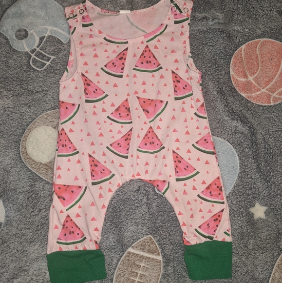 Other - Very cute watermelon outfit size 3-6 mos